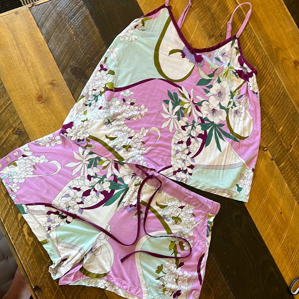 Jennifer Lopez Shorts and Tank Jammie Set